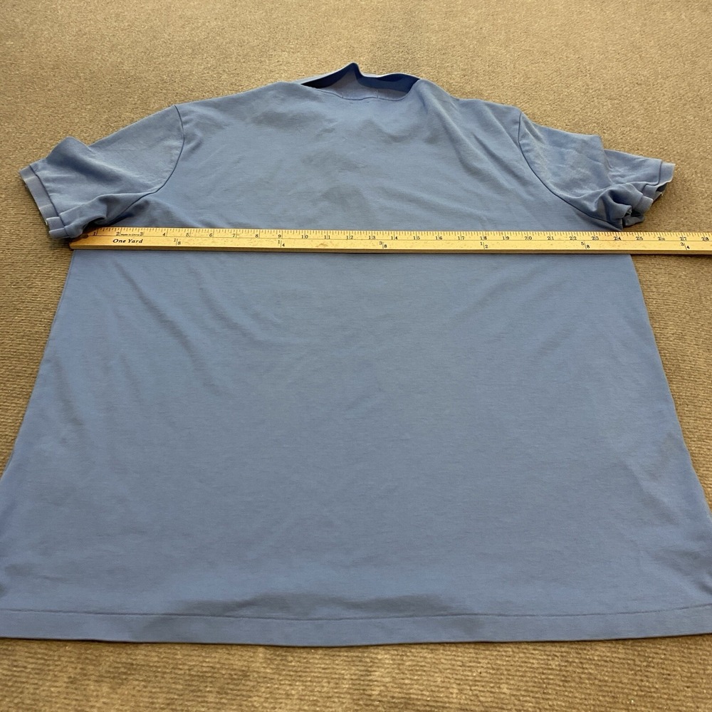 Polo Ralph Lauren Polo Shirt Mens XL Faded Blue Flesh Pony Logo Short Sleeve - Picture 10 of 14